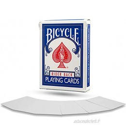 Double Blank Face Bicycle Deck by US Playing Card Co.
