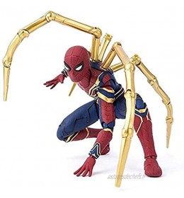 TOYSSKYR Iron Spider-Man Avengers Infinite Guerre Action Jouet Modèle  Color : Red  Size : 14*16cm