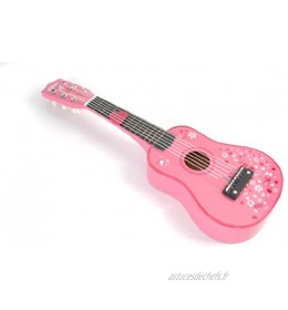 Tidlo Guitare Rose Fleurs | Jouet pour Enfant | Cadeau Enfant | Joeut Traditionnel | Apprendre en Jouant