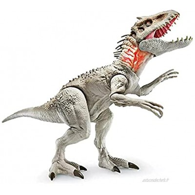 25Cm Jurassic World Indominus Rex Dinosaure Tyrannosaurus Série Articulations Mobiles Effets Sonores Modèle Jouet pour Enfants Garçon Cadeau