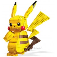 Mega Construx Pokemon Pikachu Géant 33 cm jeu de construction 825 pièces pour enfant dès 8 ans FVK81