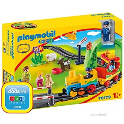 Playmobil Train avec Passagers et Circuit 70179