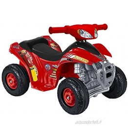 FEBER Quad électrique CARS pour enfants de 18 mois à 3 ans 6V Rouge Famosa 800011149